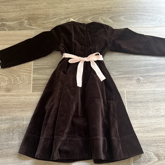 NWT CZ Carolina Zapf Little Girls Velvet Dress Size 3T - Picture 3 of 3